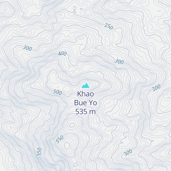 Map of Khao Bue Yo