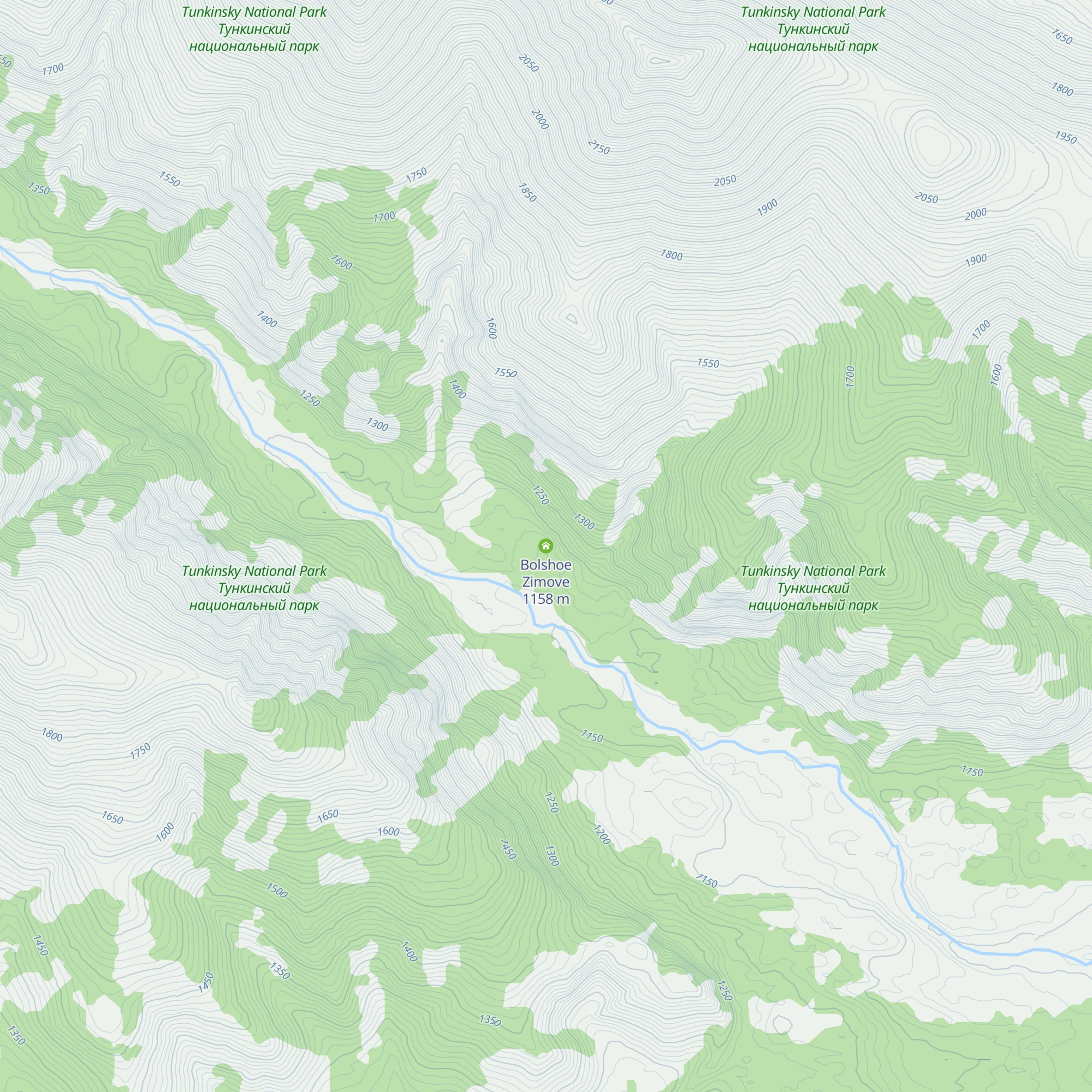 Bolshoe Zimove map