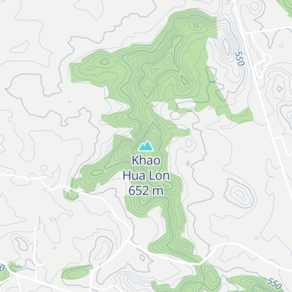 Map of Khao Hua Lon