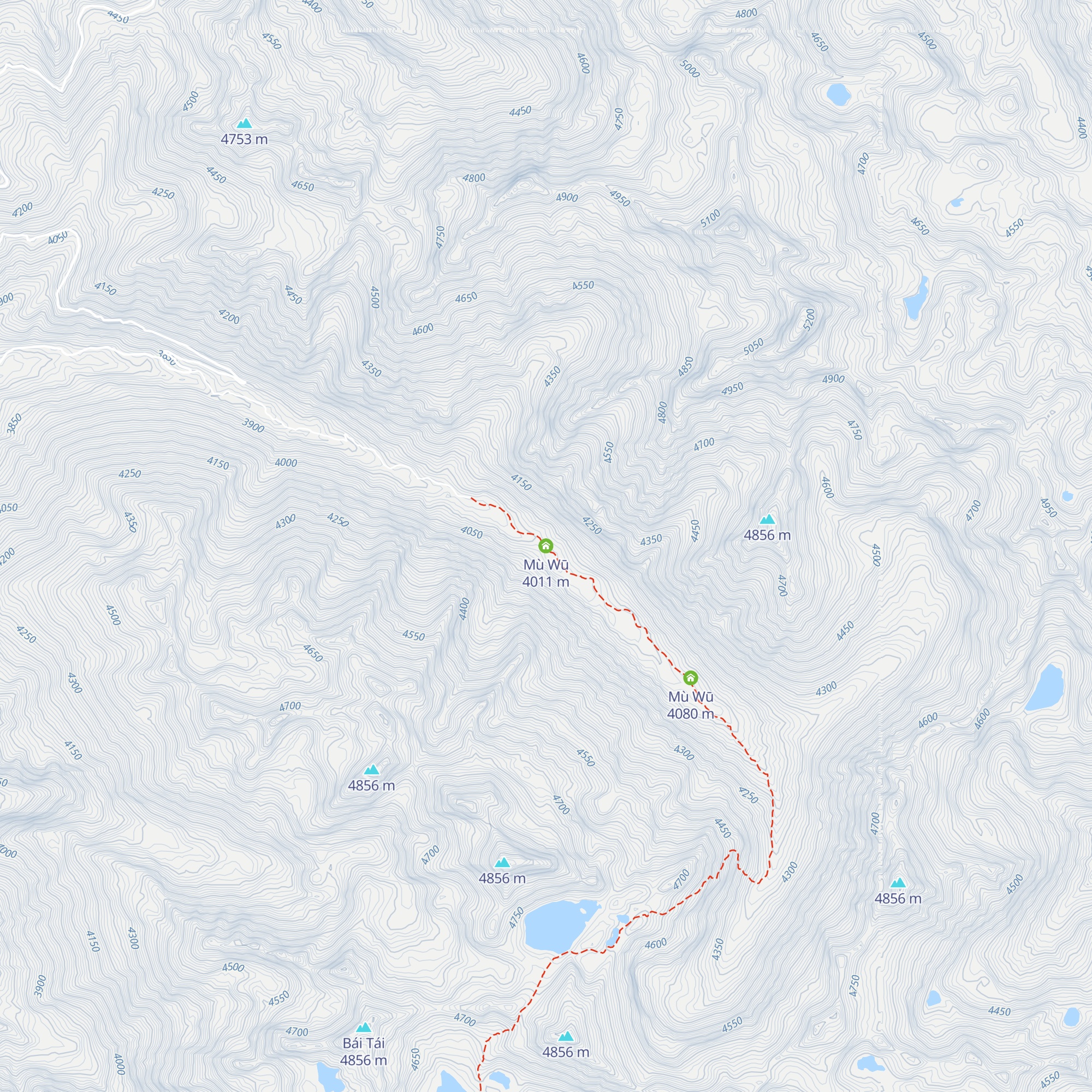 Mù Wū map