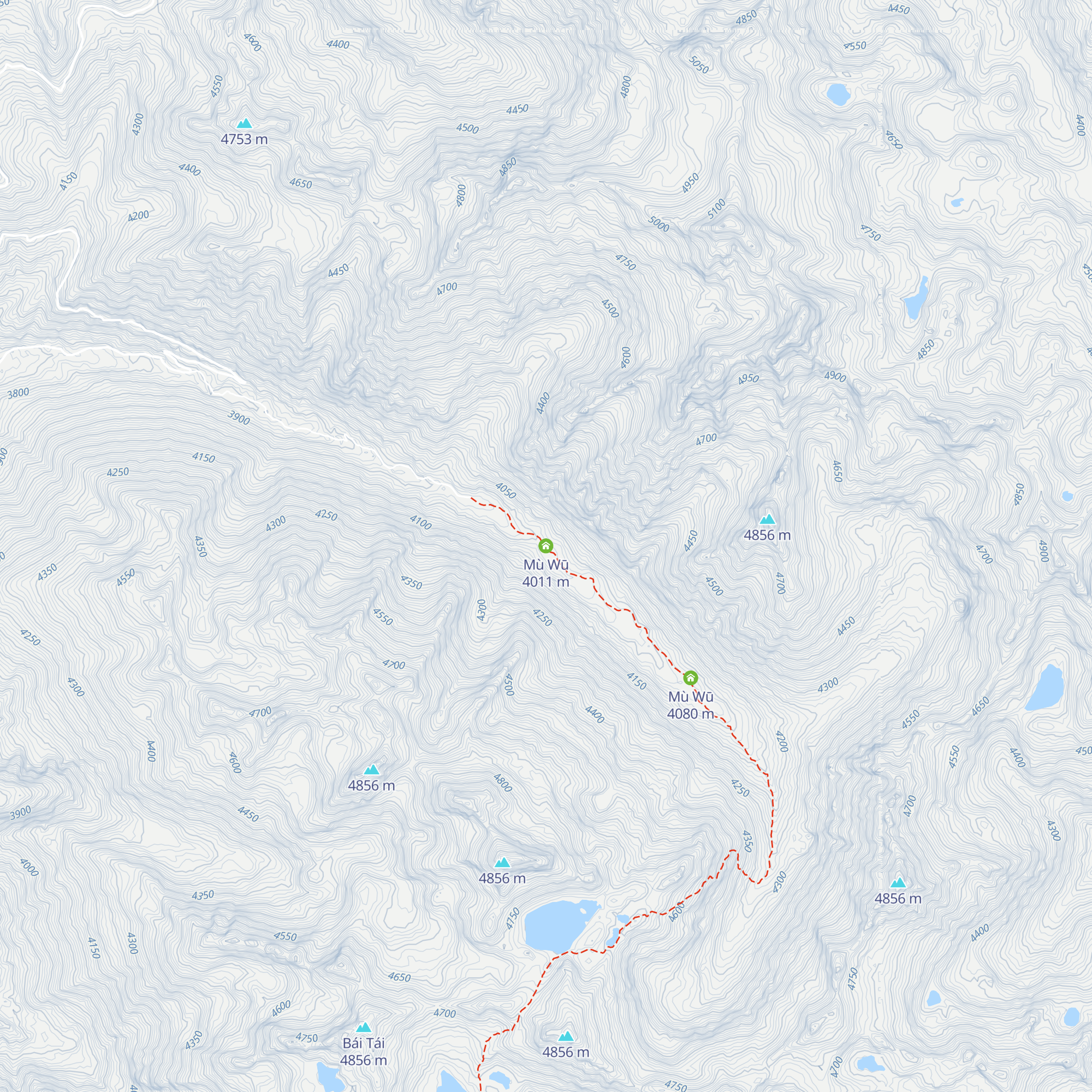 Mù Wū map