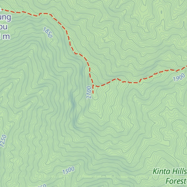 Map of Gunung Gayong