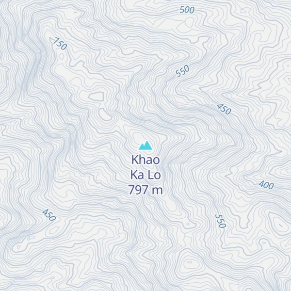 Map of Khao Ka Lo