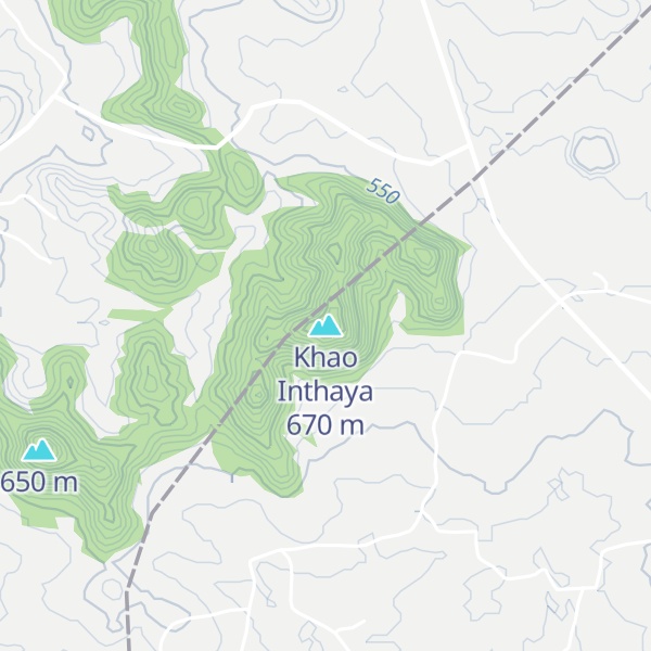 Map of Khao Inthaya