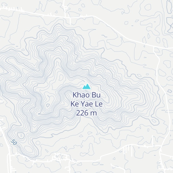 Map of Khao Bu Ke Yae Le
