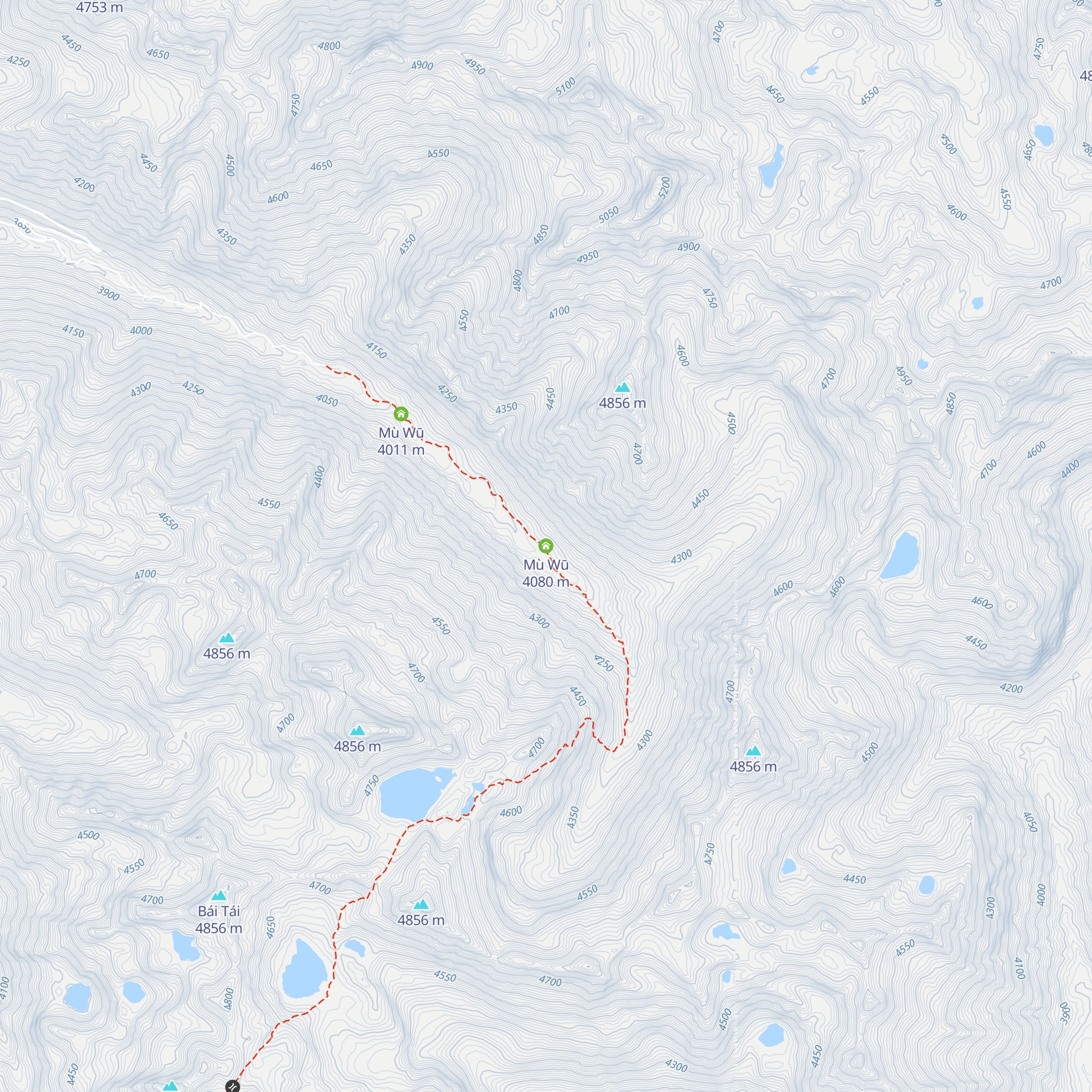 Mù Wū map