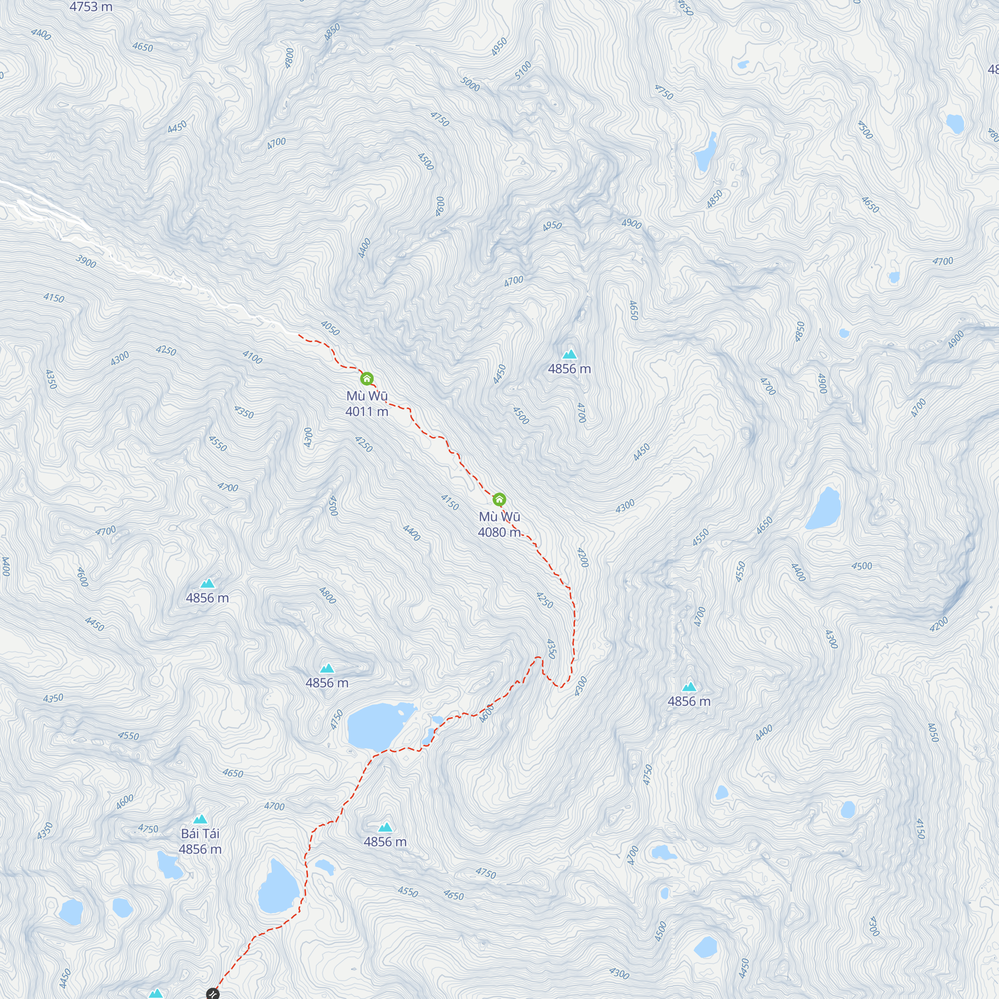 Mù Wū map