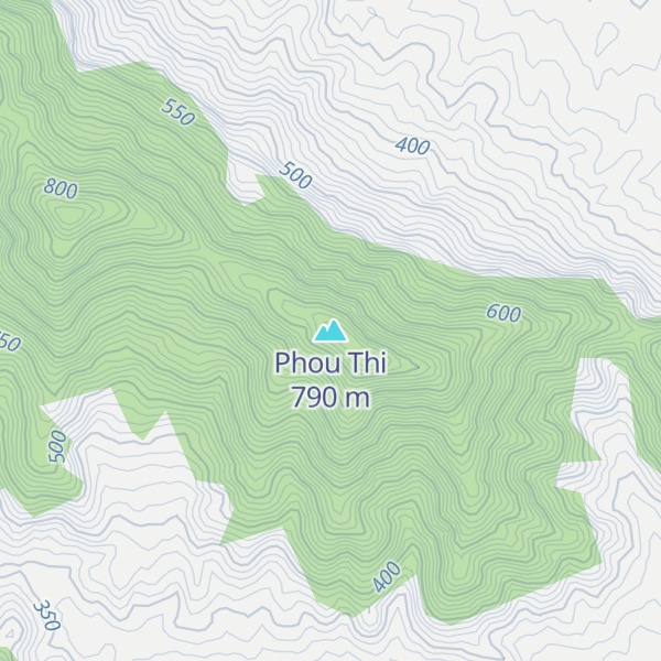 Map of Phou Thi