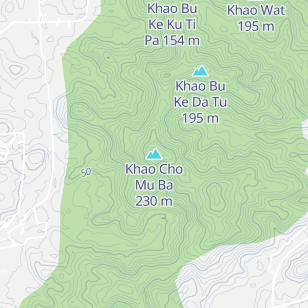 Map of Khao Cho Mu Ba