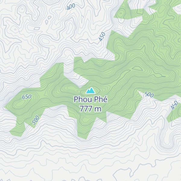 Map of Phou Phé