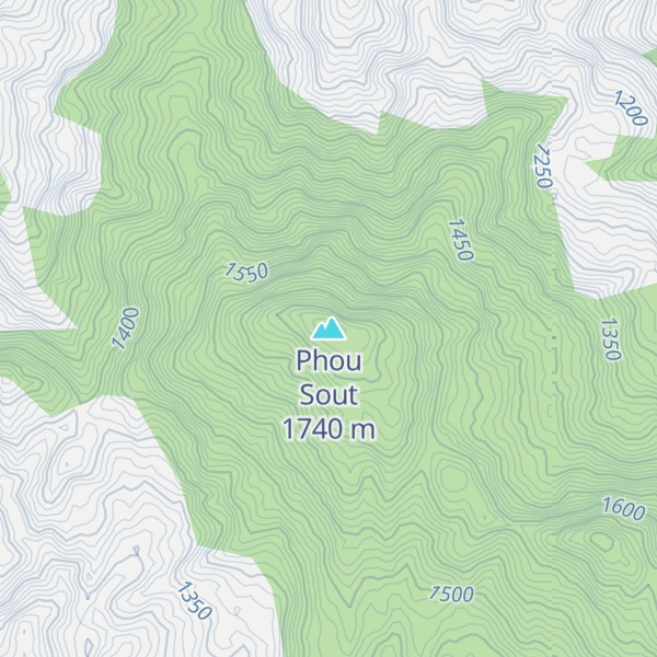 Map of Phou Sout