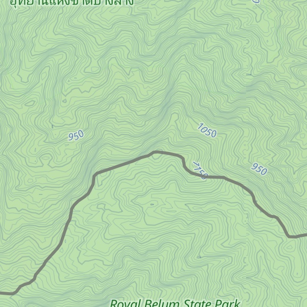 Map of Khao Bu Lo