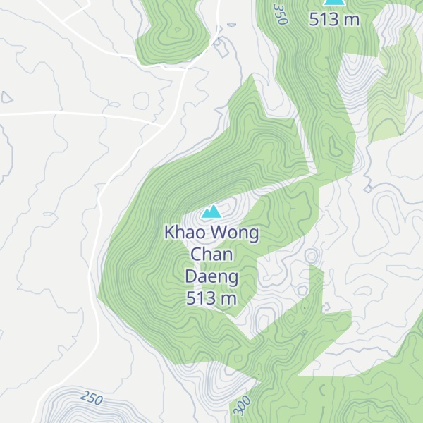 Map of Khao Wong Chan Daeng