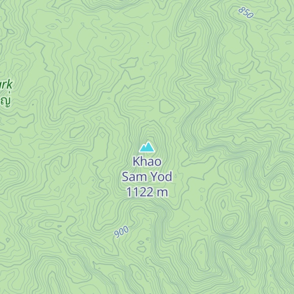 Map of Khao Sam Yod