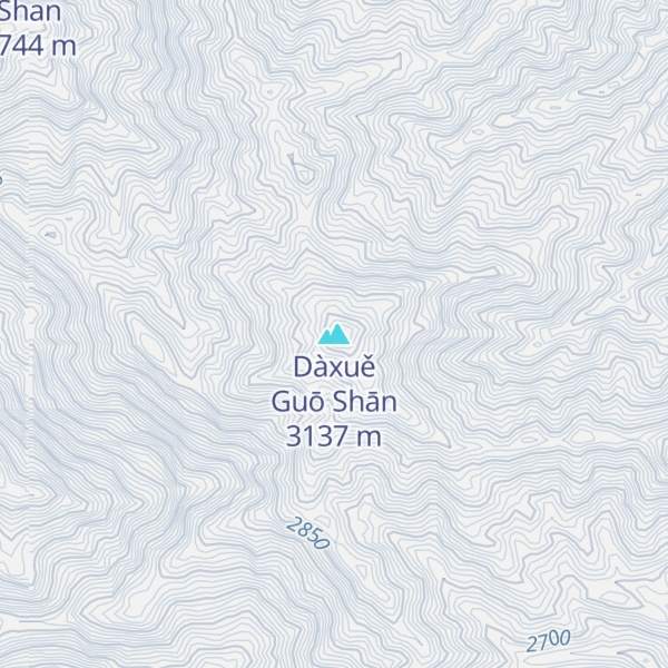 Map of Dàxuě Guō Shān