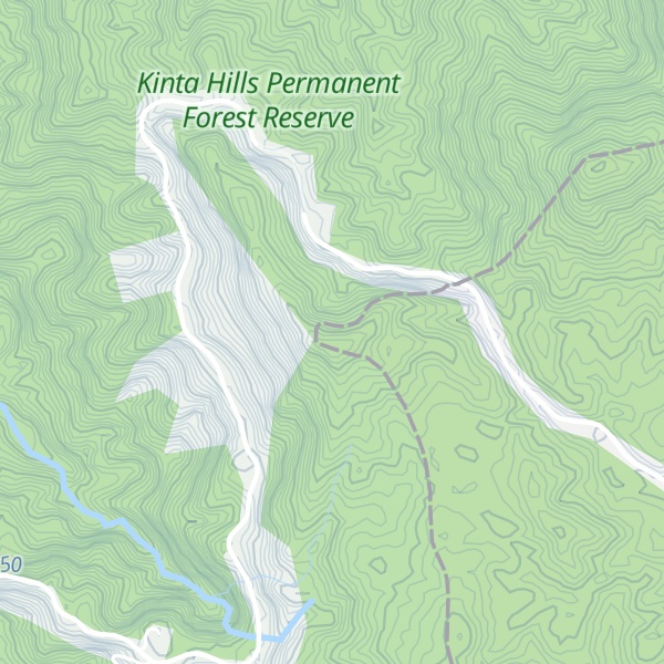 Map of Gunung Pass