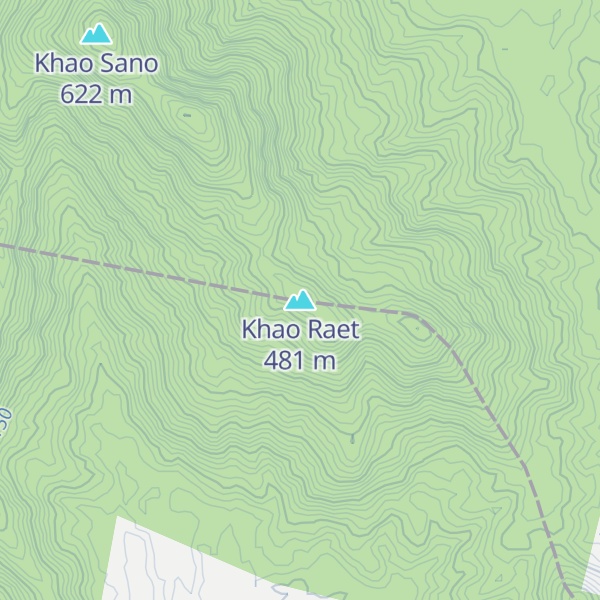 Map of Khao Raet