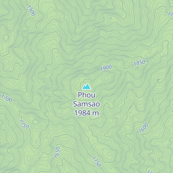 Map of Phou Samsao
