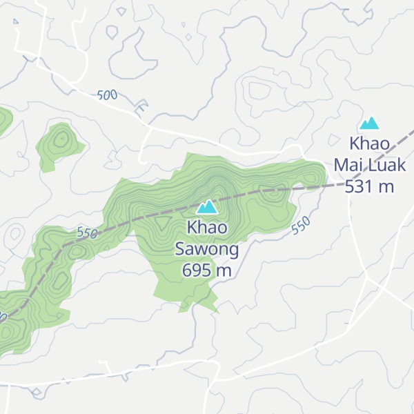 Map of Khao Sawong