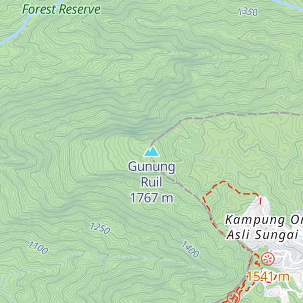Map of Gunung Ruil