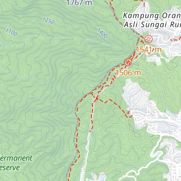 Map of Gunung Jasar