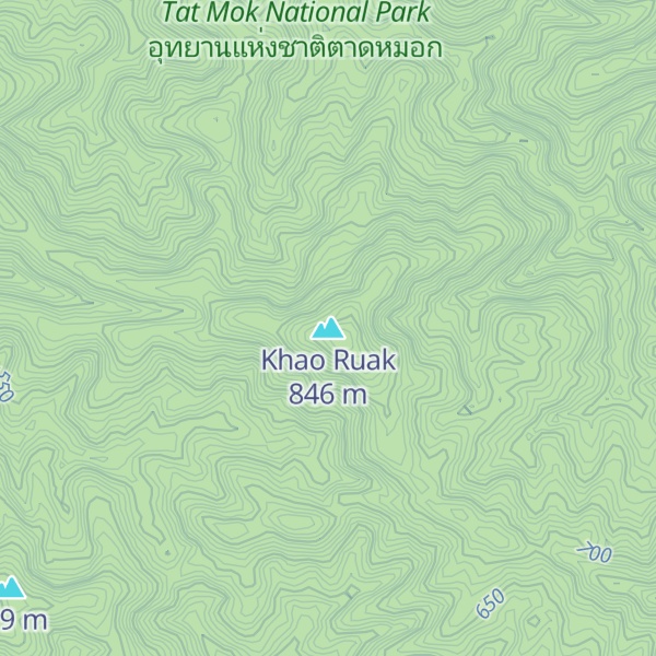Map of Khao Ruak