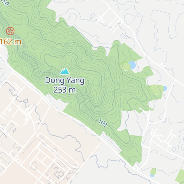 Map of Khao Nam Yot
