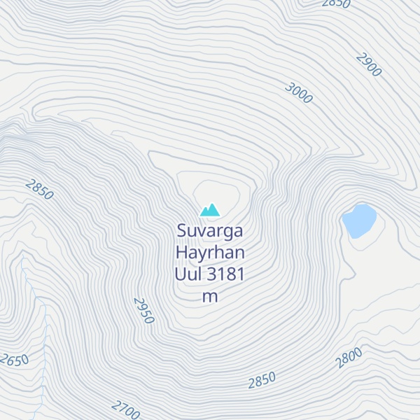 Map of Suvarga Hayrhan Uul