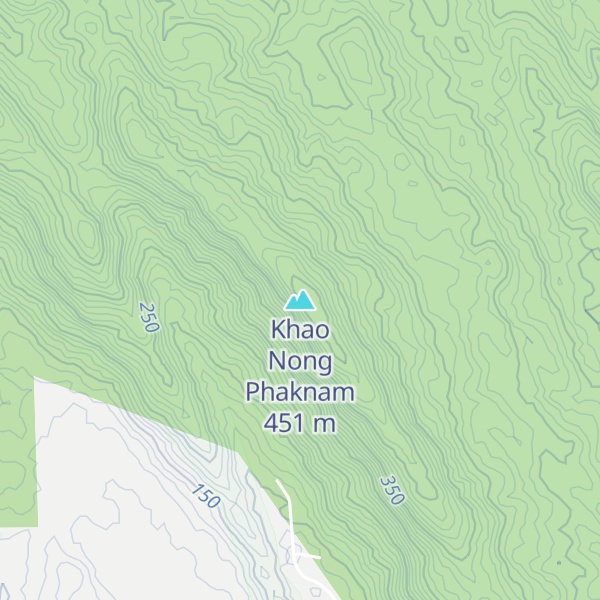 Map of Khao Nong Phaknam