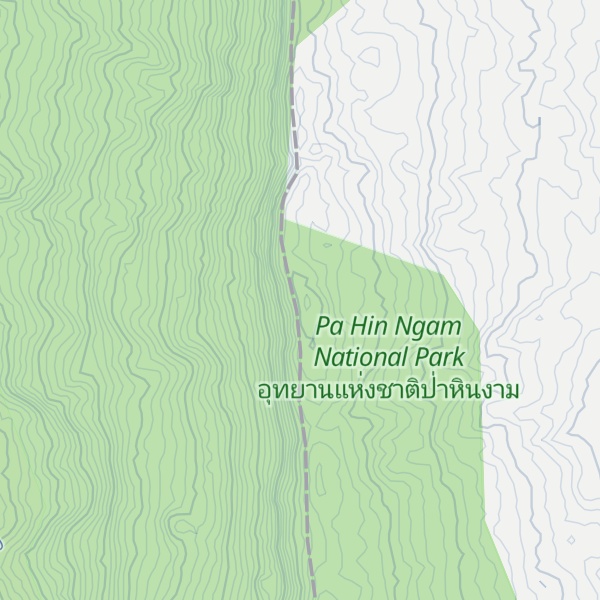 Map of Khao Phang Hoei