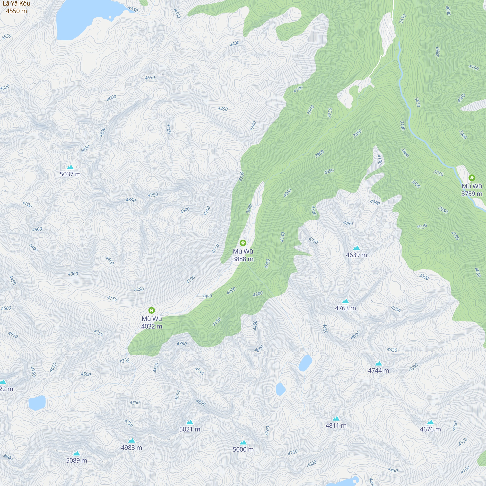 Mù Wū map