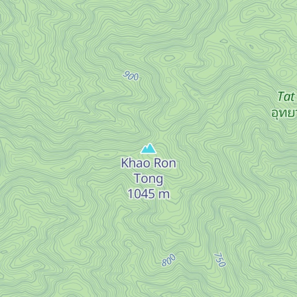 Map of Khao Ron Tong