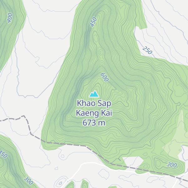 Map of Khao Sap Kaeng Kai