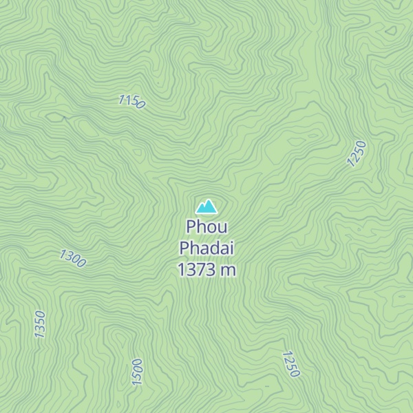 Map of Phou Phadai