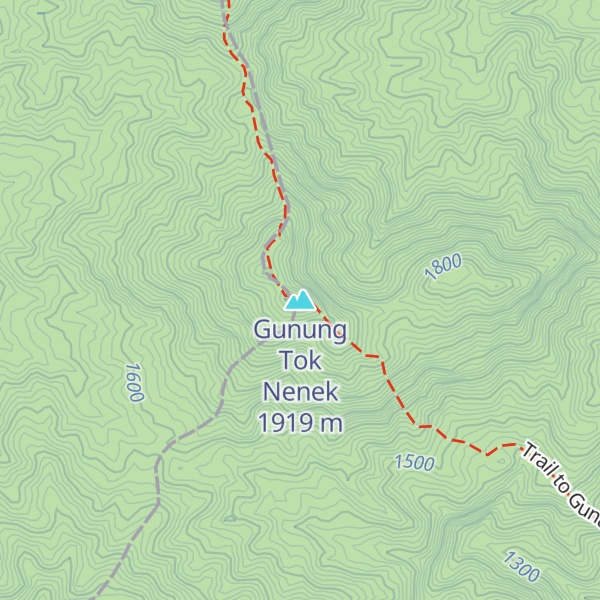 Map of Gunung Tok Nenek