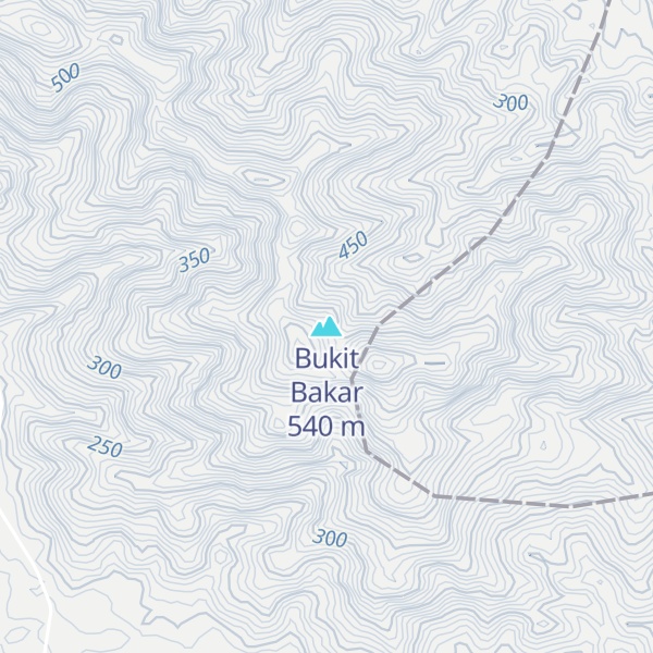 Map of Bukit Bakar