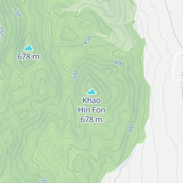 Map of Khao Hin Fon