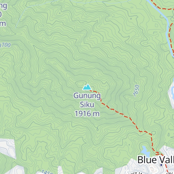 Map of Gunung Siku