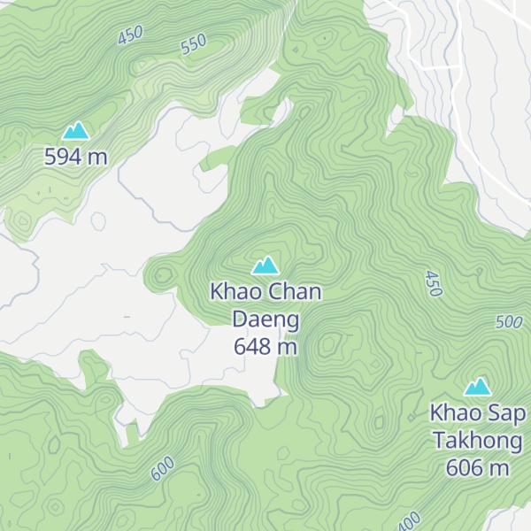 Map of Khao Chan Daeng