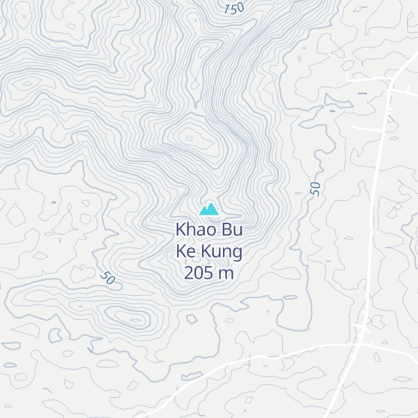 Map of Khao Bu Ke Kung