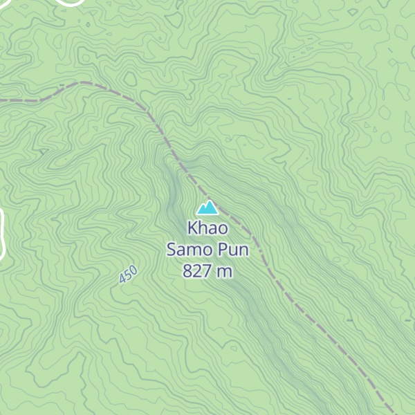 Map of Khao Samo Pun