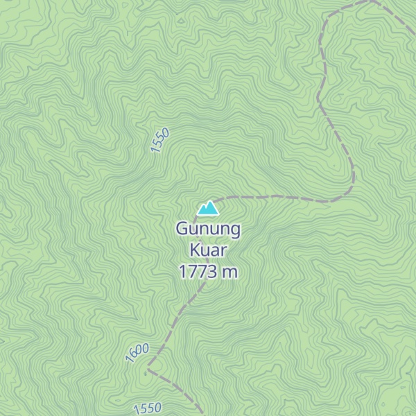 Map of Gunung Kuar