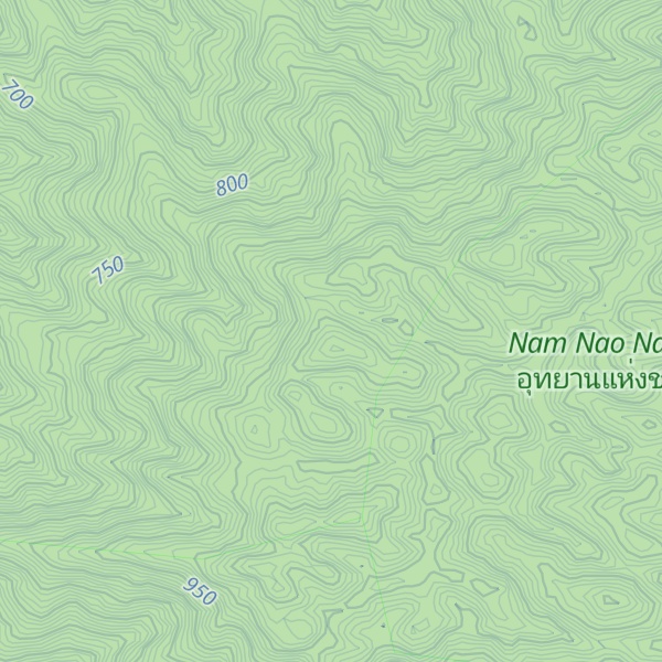 Map of Khao Pae Pan Nam
