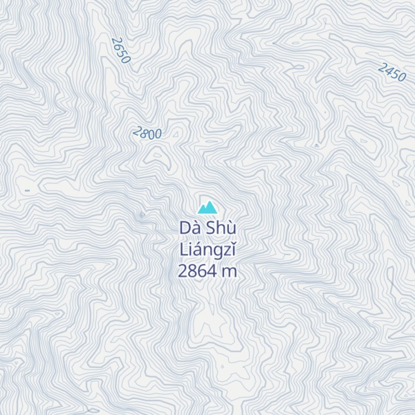 Map of Dà Shù Liángzǐ