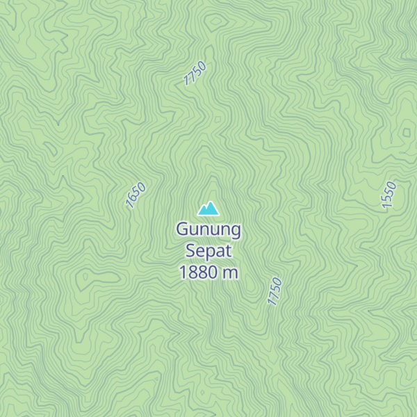 Map of Gunung Sepat