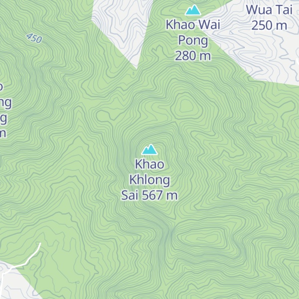 Map of Khao Khlong Sai
