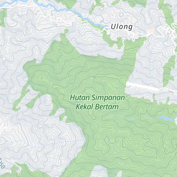Map of Gunung Bluat