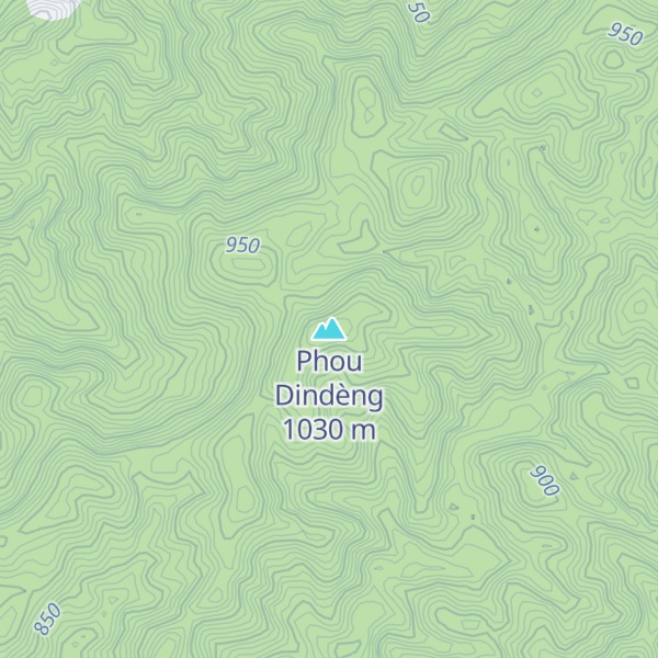 Map of Phou Dindèng