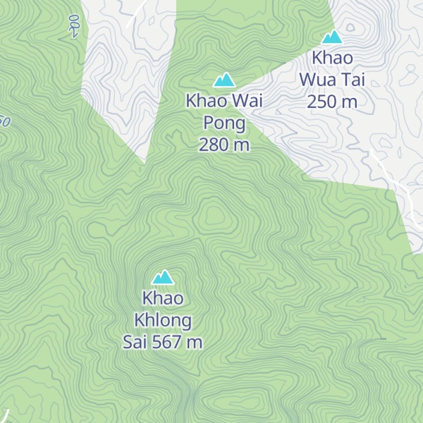 Map of Khao Mai Kaeo