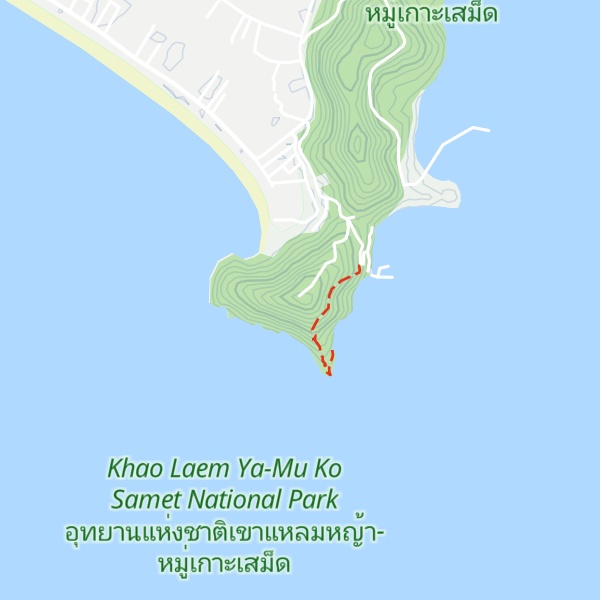 Map of Khao Laem Ya